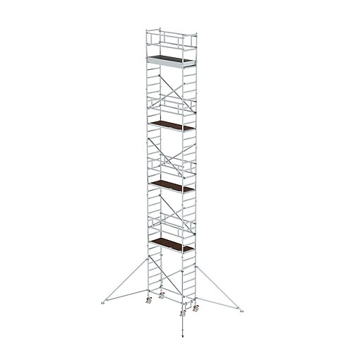 Rollgerüst 0,75 x 1,80 m mit Ausleger Plattformhöhe 9,35m