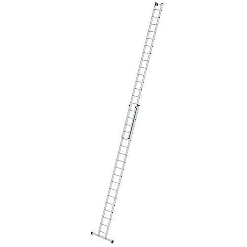 Sprossen-Schiebeleiter 2-teilig mit Standard-Traverse 2x18 Sprossen