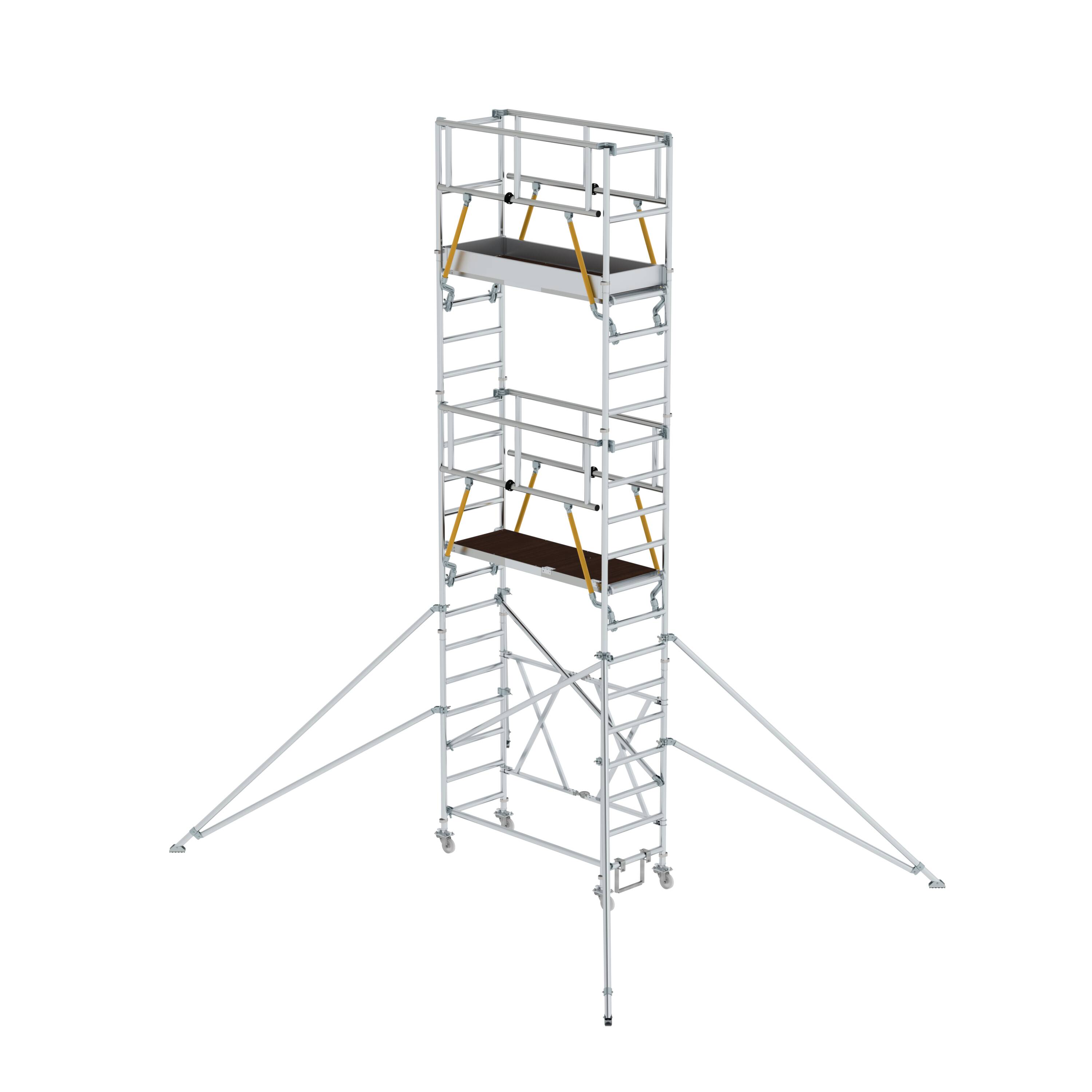 Klappgerüst SG 0,75 x 1,80 m mit Ausleger Plattformhöhe 5,16 m