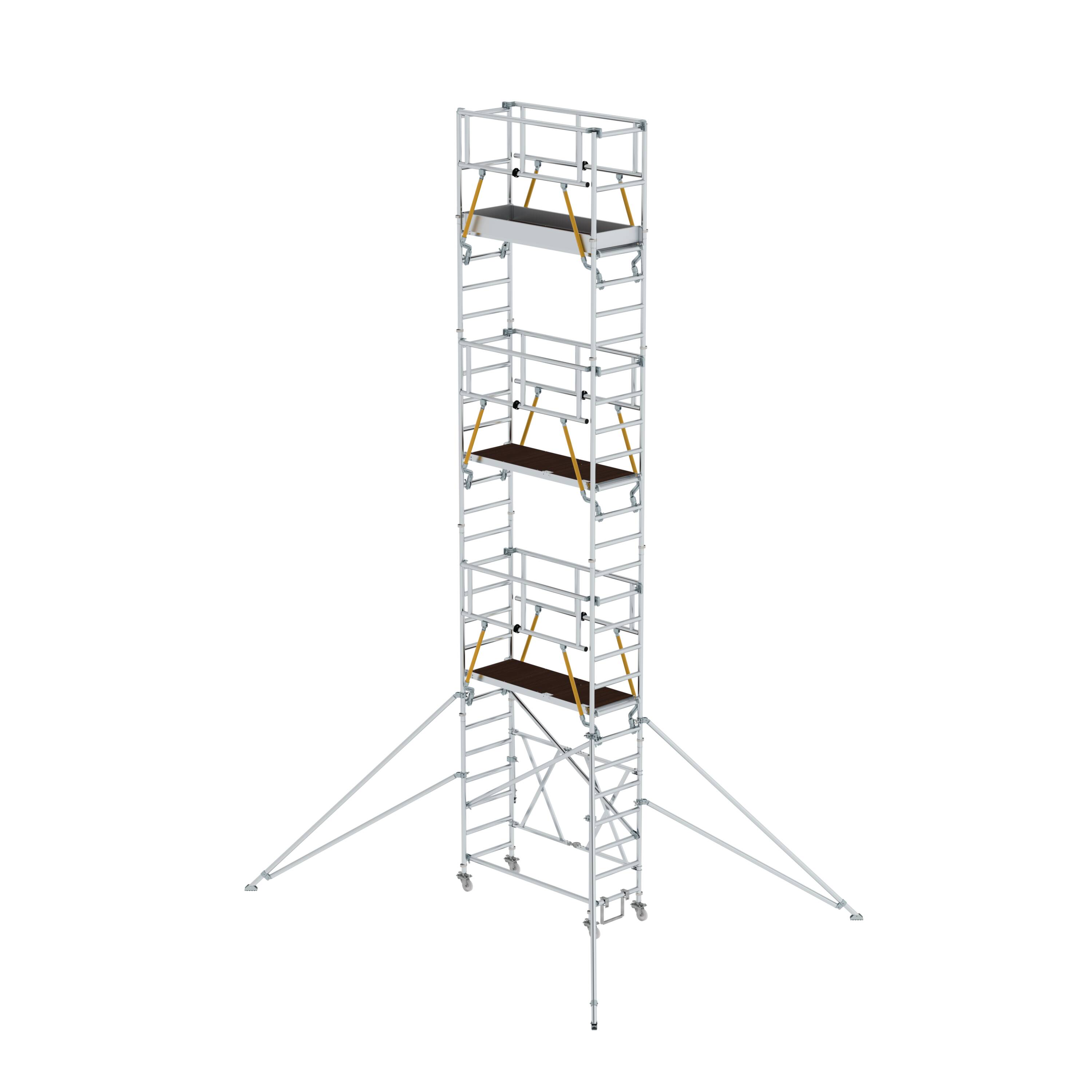 Klappgerüst SG 0,75 x 1,80 m mit Ausleger Plattformhöhe 7,12 m