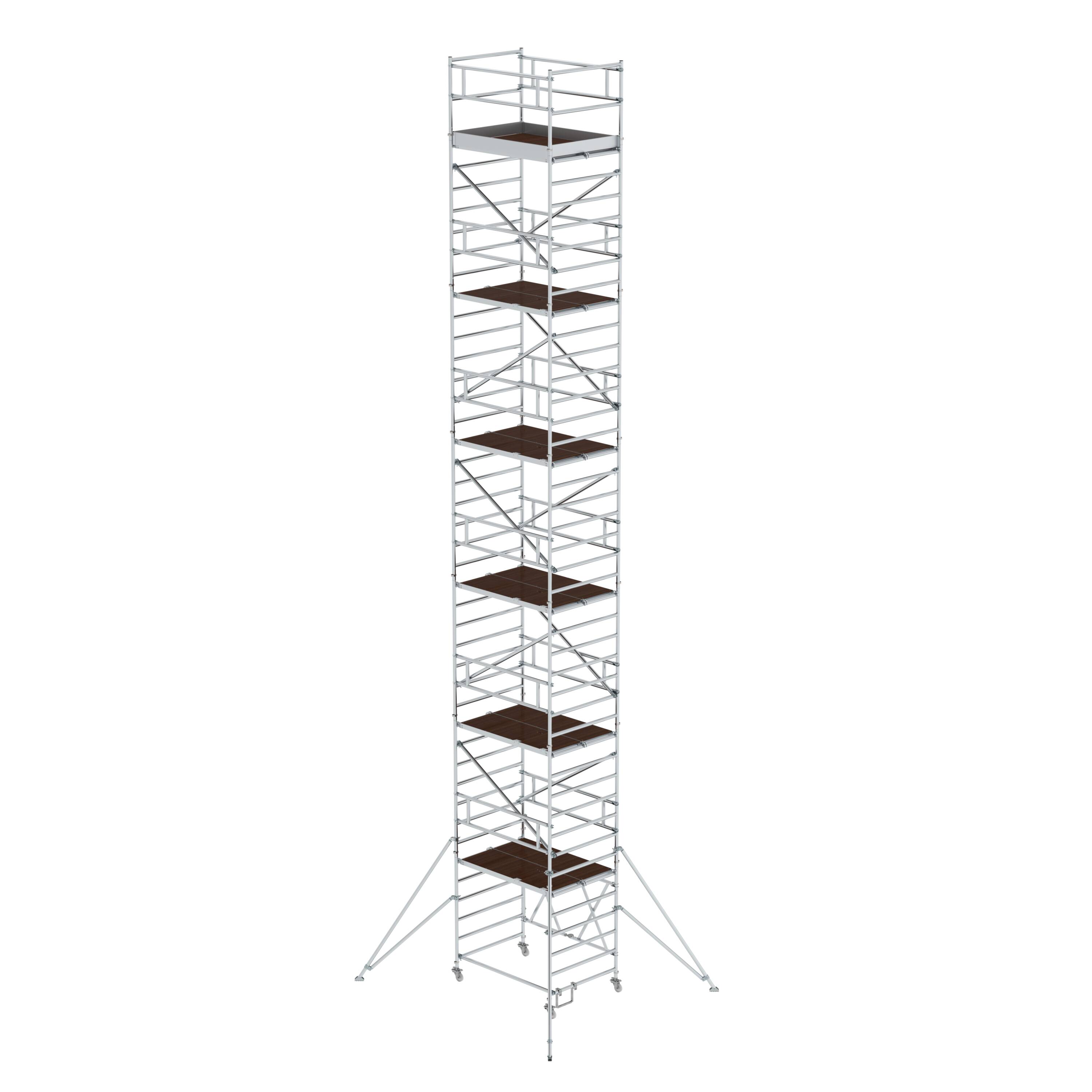 Klappgerüst 1,35 x 1,80 m mit Ausleger Plattformhöhe 11,80 m