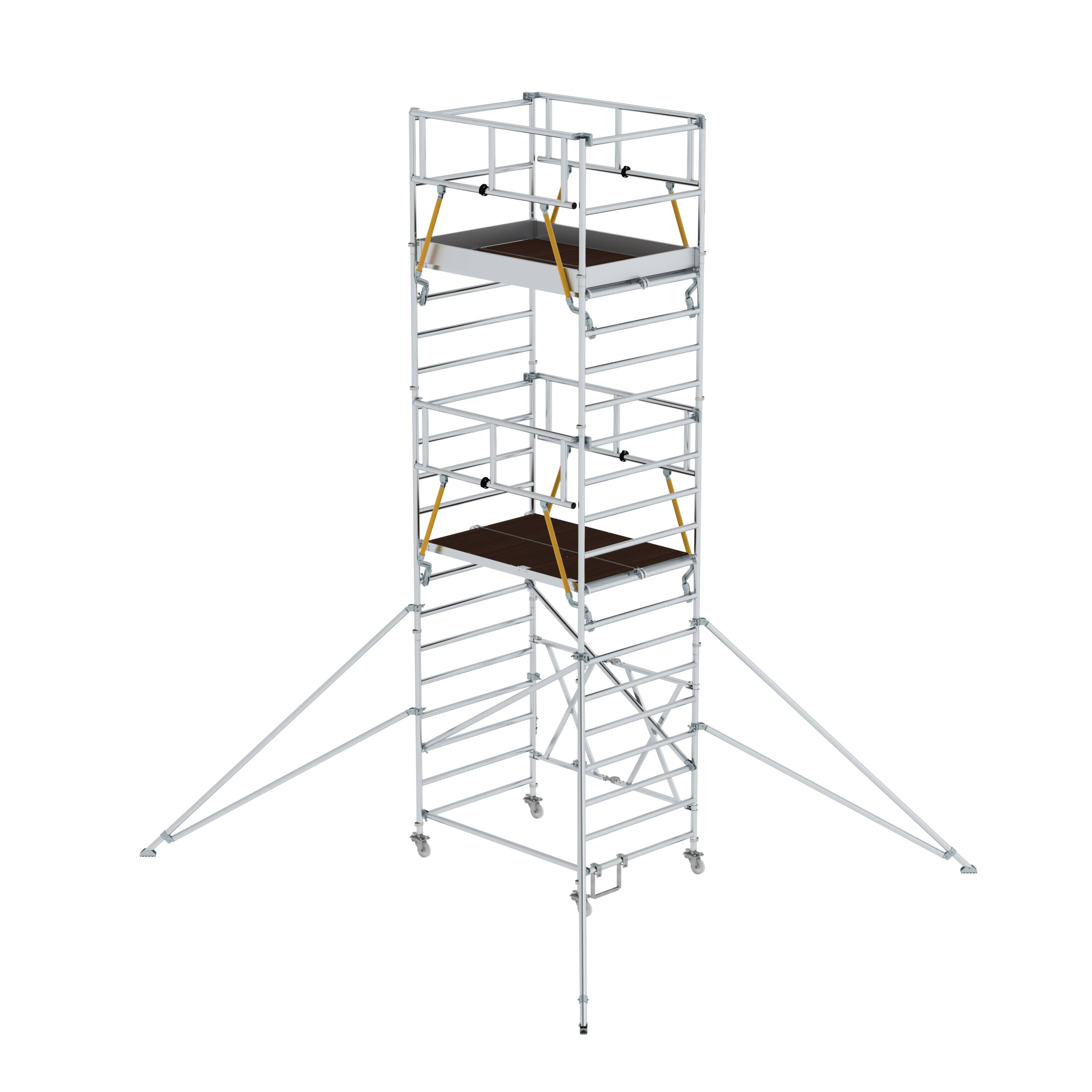 Klappgerüst SG 1,35 x 1,80 m mit Ausleger Plattformhöhe 5,16 m