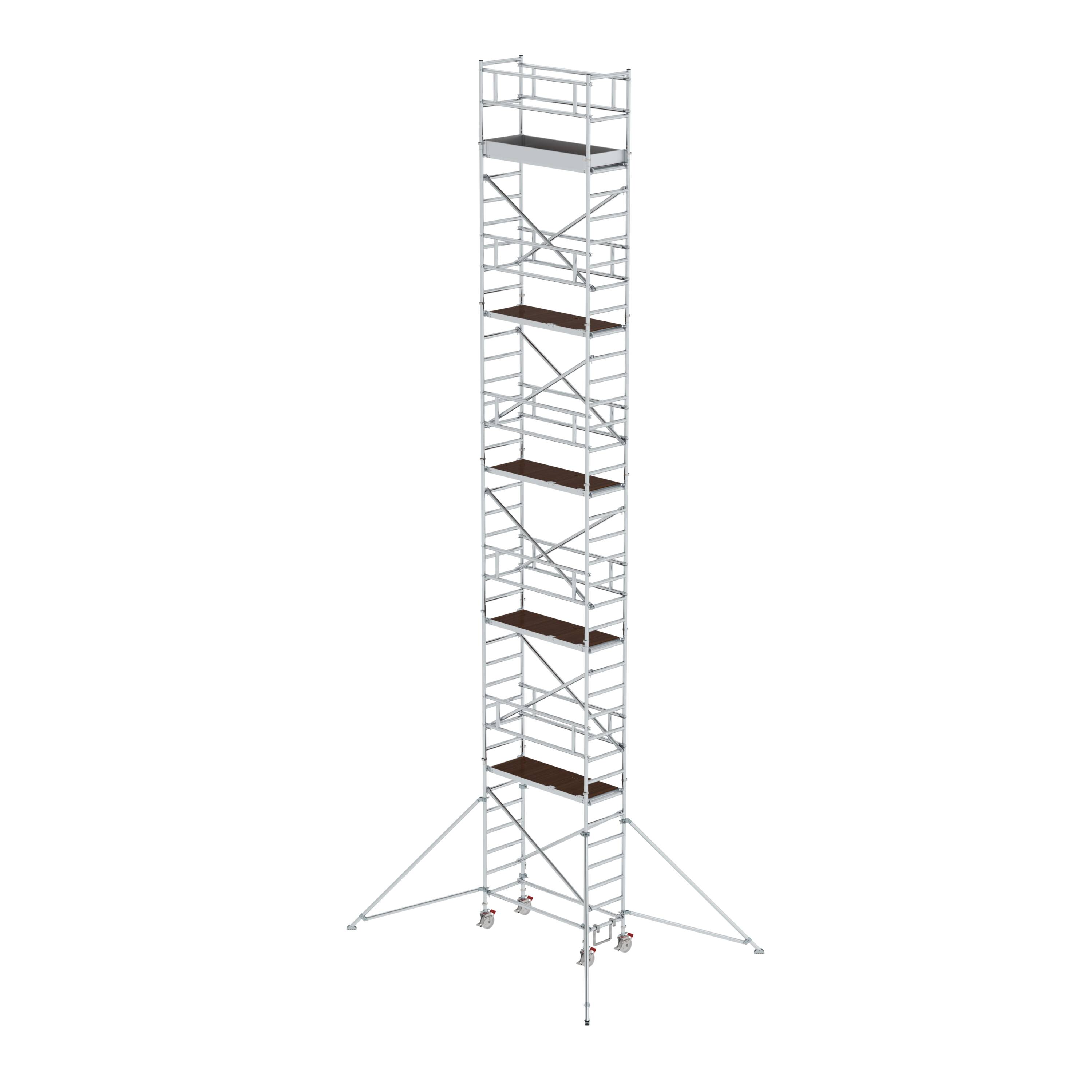 Rollgerüst 0,75 x 1,80 m mit Ausleger Plattformhöhe 10,35 m