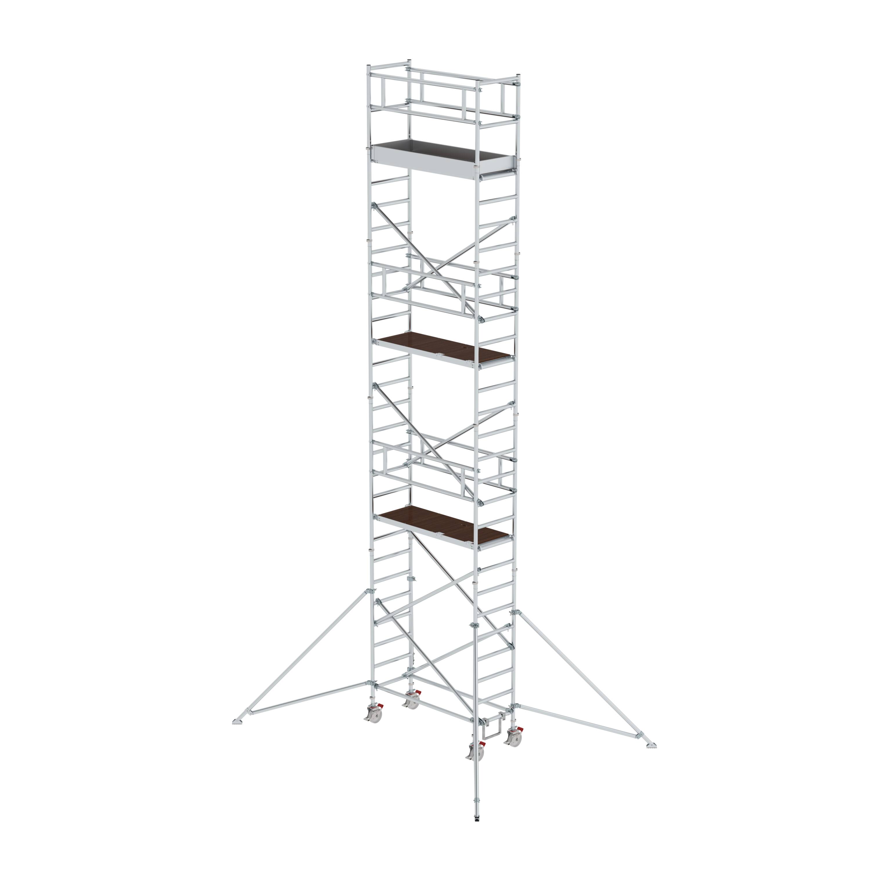 Rollgerüst 0,75 x 1,80 m mit Ausleger Plattformhöhe 7,35 m