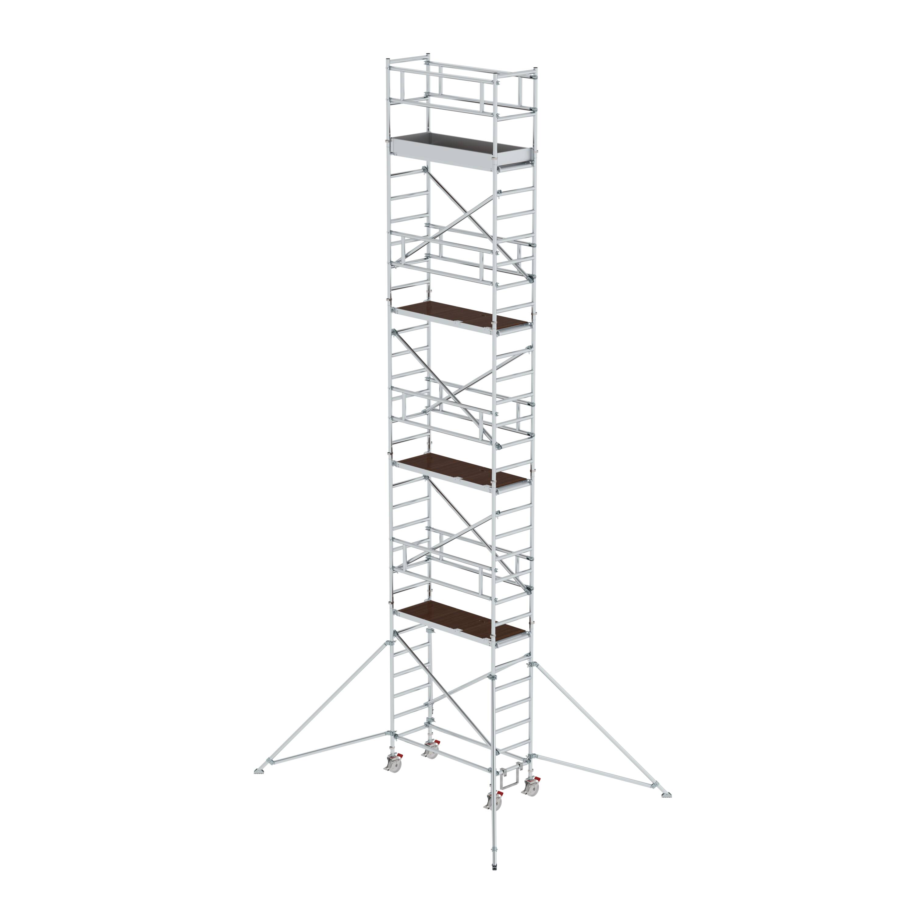 Rollgerüst 0,75 x 1,80 m mit Ausleger Plattformhöhe 8,35m