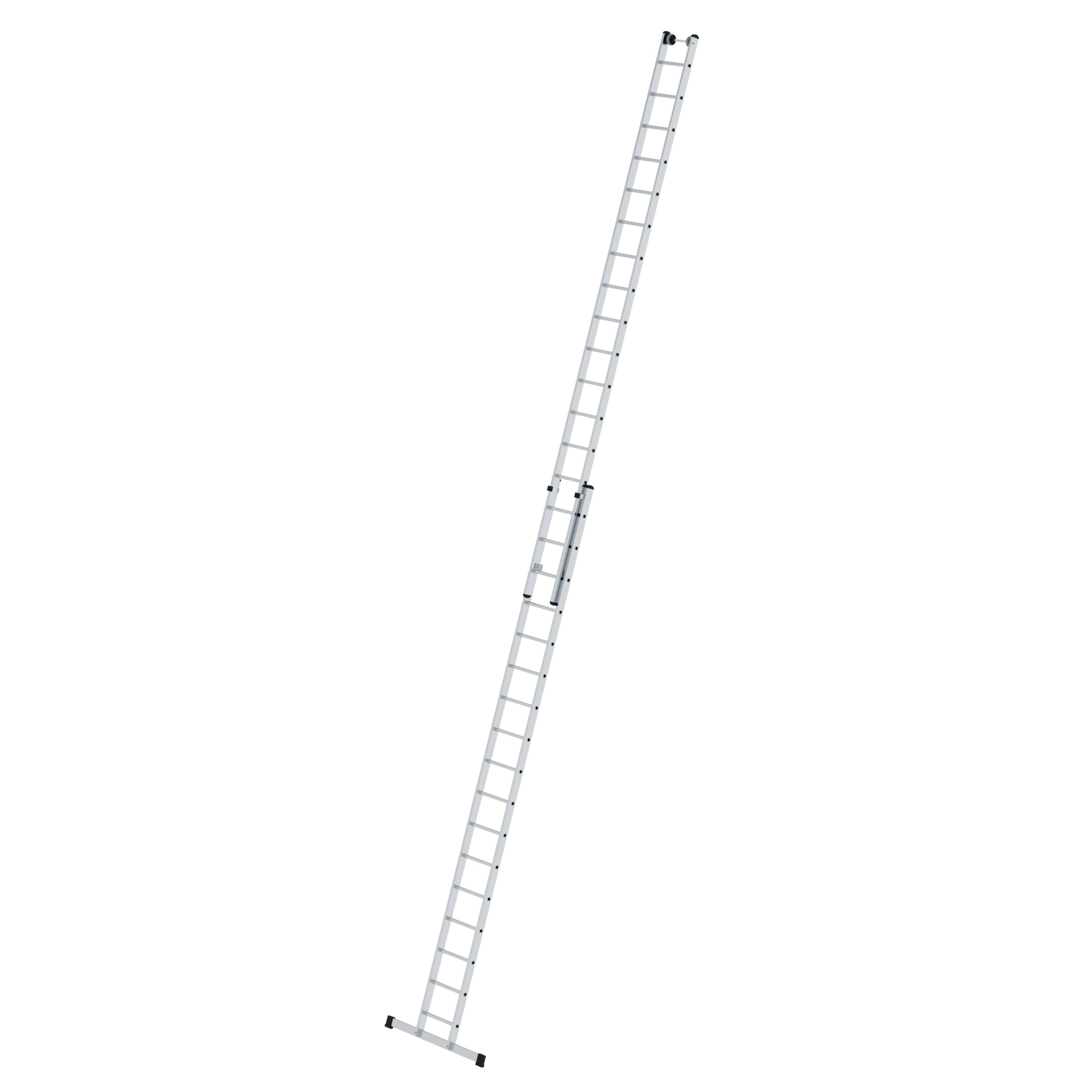 Sprossen-Schiebeleiter mit Standard-Traverse 2x17 Sprossen