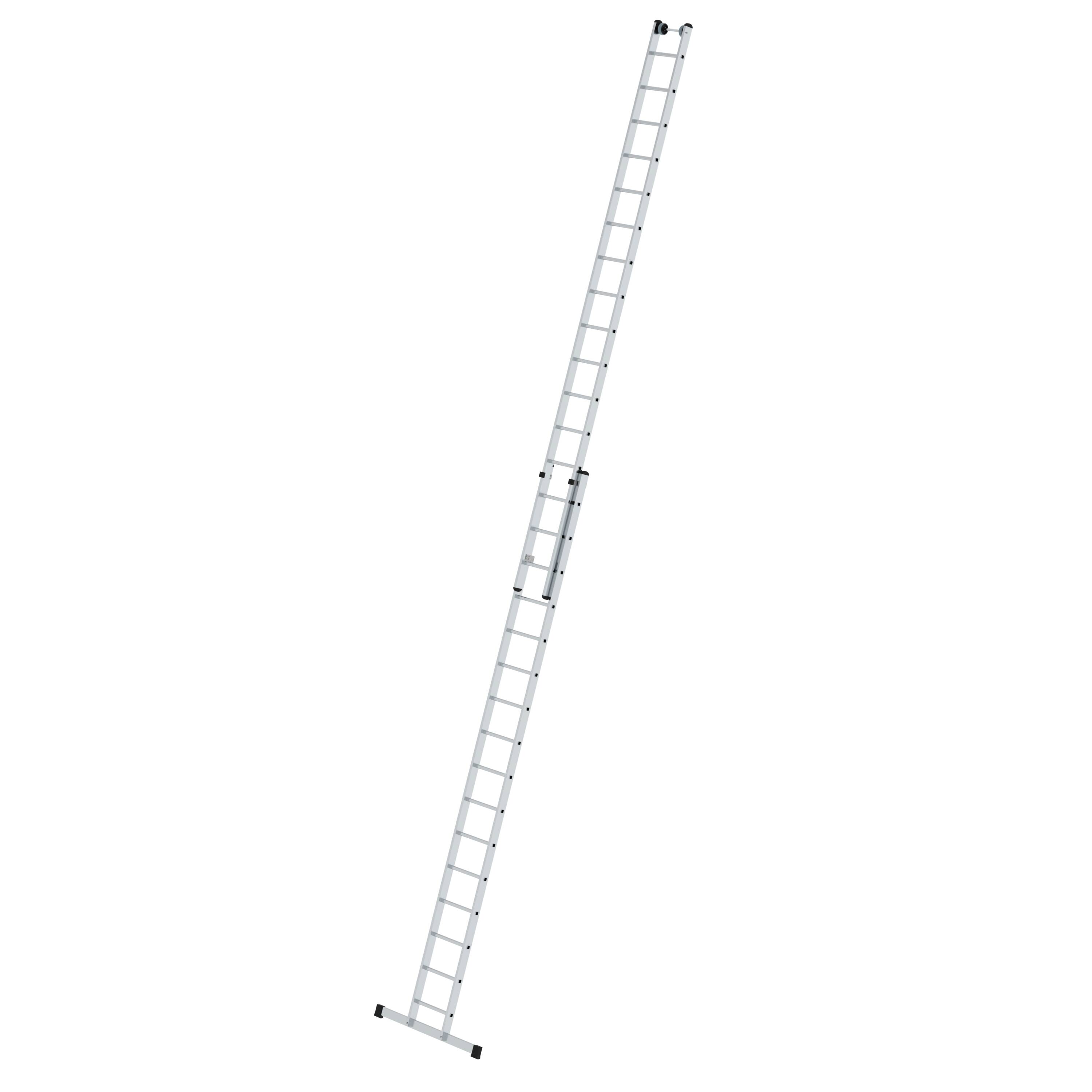 Sprossen-Schiebeleiter 2-teilig mit Standard-Traverse 2x16 Sprossen